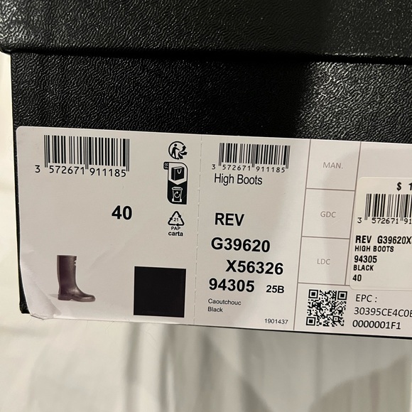 Chanel rain boots size 40 - Picture 3 of 5